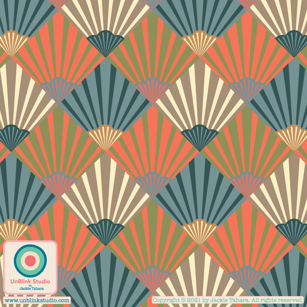 Abstract Pattern Design from UnBlink Studio by Jackie Tahara