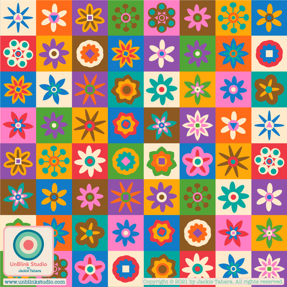 Floral Pattern Design - UnBlink Studio by Jackie Tahara