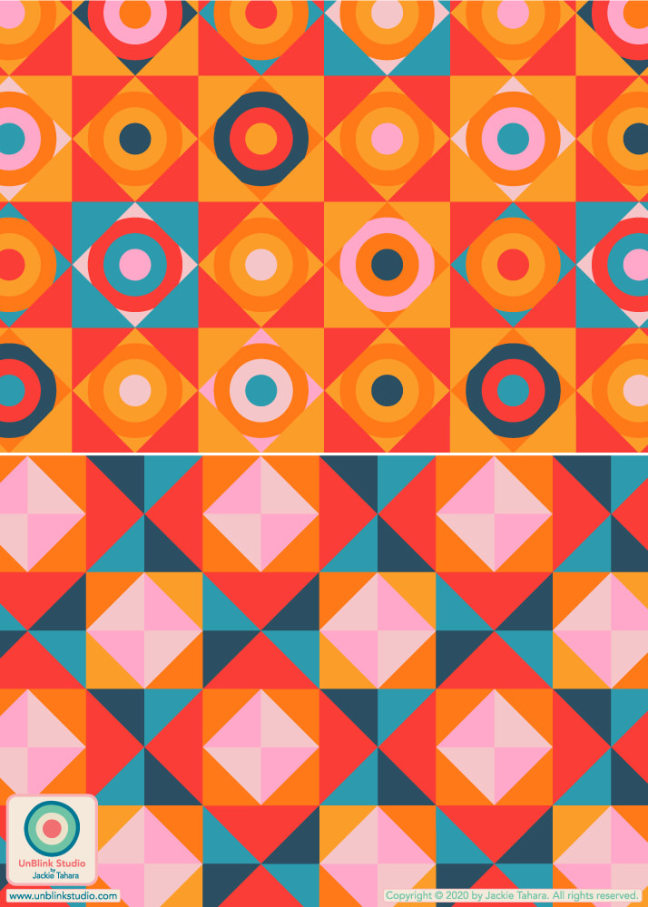 Abstract Pattern Design by UnBlink Studio by Jackie Tahara