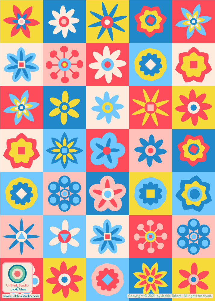 Japanese Pattern Design - UnBlink Studio by Jackie Tahara