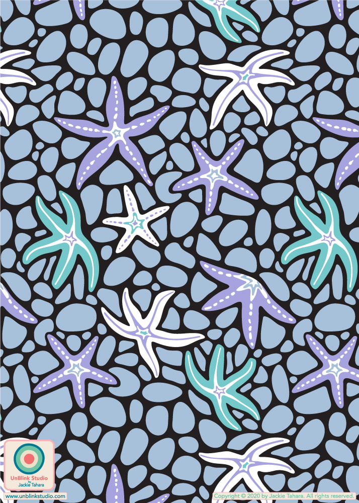 Starfish Pattern Design by UnBlink Studio by Jackie Tahara