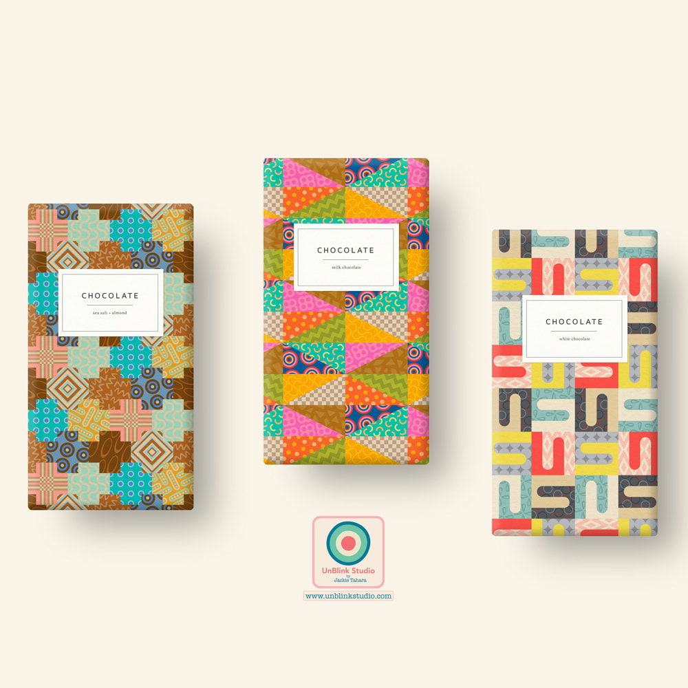 Abstract Pattern Design - Packaging Design - UnBlink Studio by Jackie Tahara