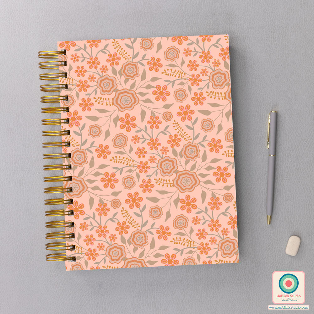 Notebook Pattern Design - UnBlink Studio by Jackie Tahara