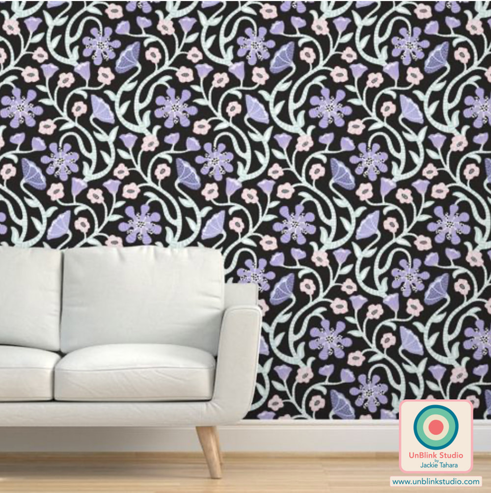 Floral Pattern Design - UnBlink Studio by Jackie Tahara