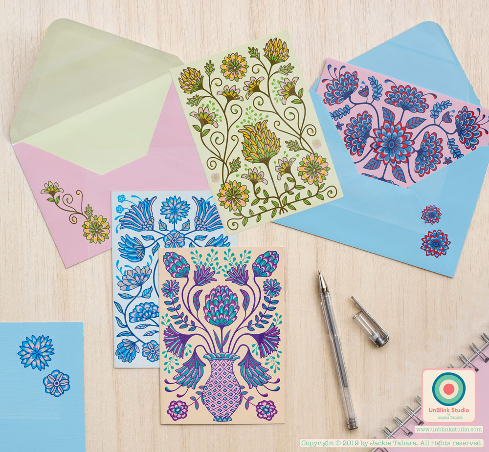 Floral Print and Pattern Design from UnBlink Studio by Jackie Tahara