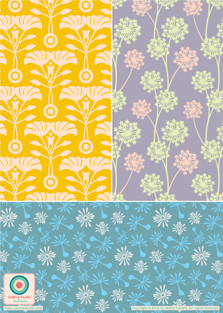 Floral Pattern Design from UnBlink Studio by Jackie Tahara