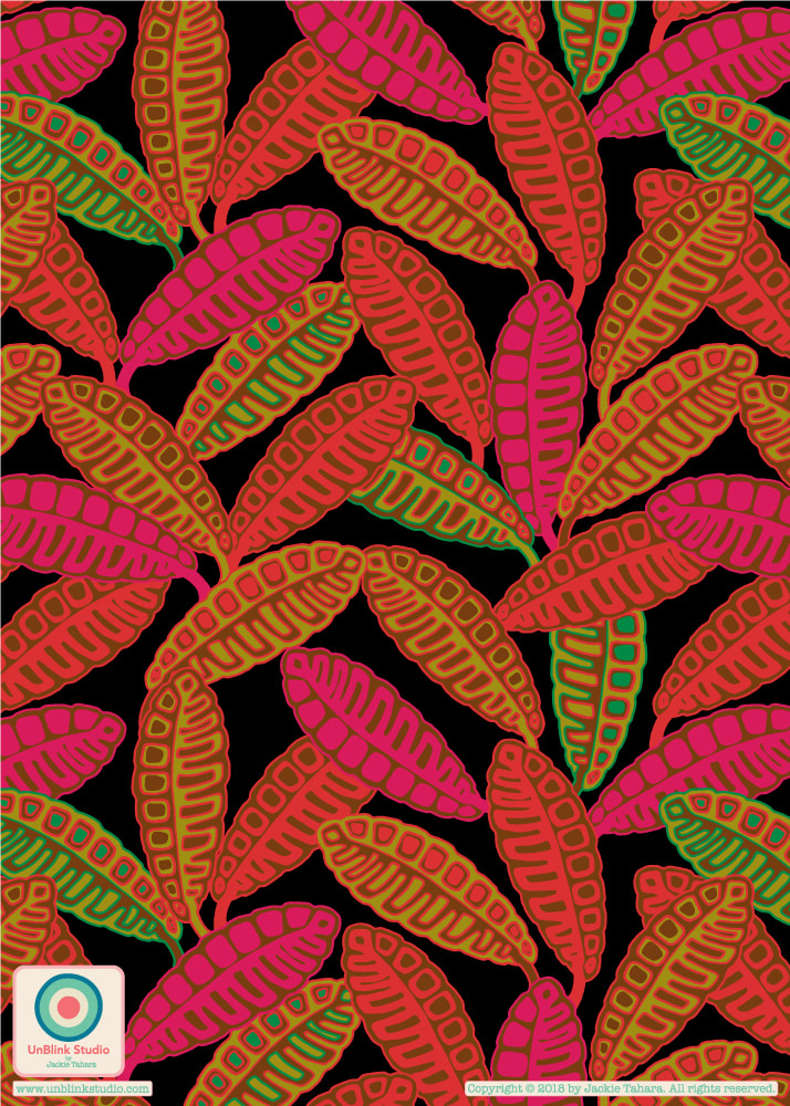Tropical Pattern Design from UnBlink Studio by Jackie Tahara