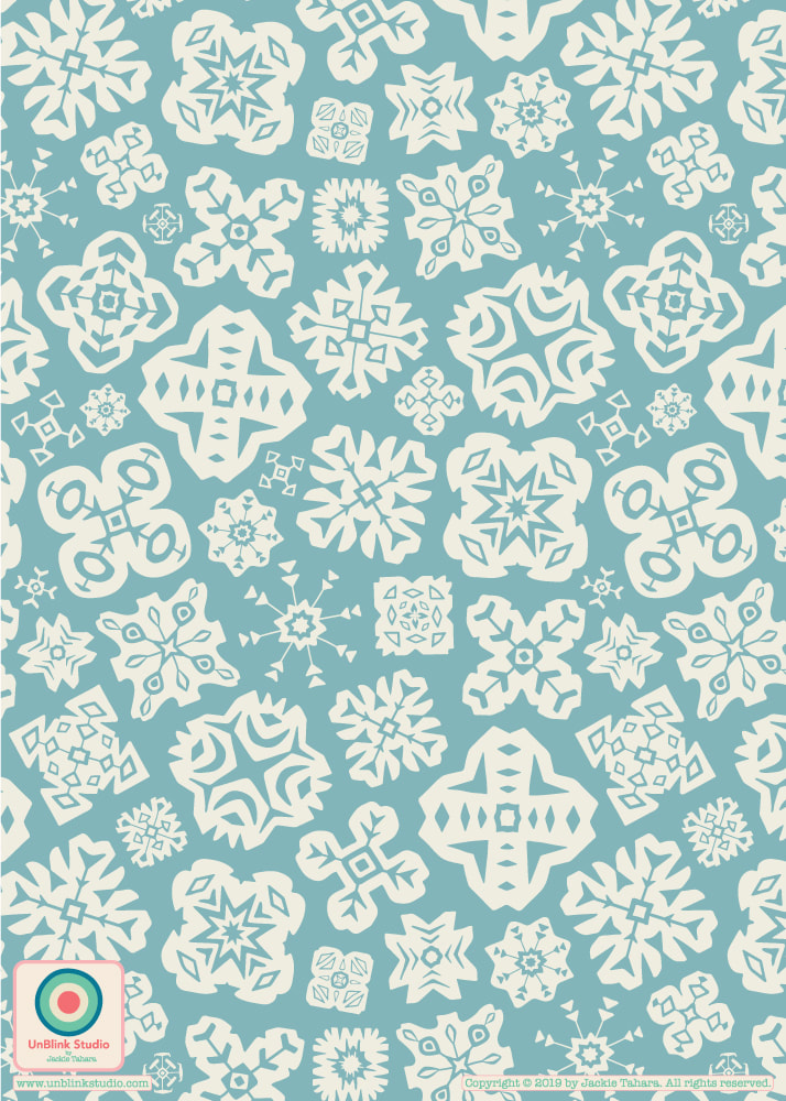 Winter Holiday Christmas Print and Pattern Design from UnBlink Studio by Jackie Tahara