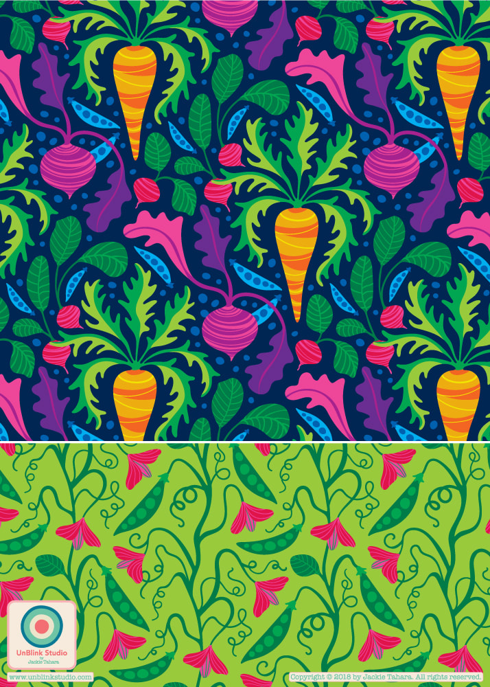 Kitchen Print and Pattern Design from UnBlink Studio by Jackie Tahara
