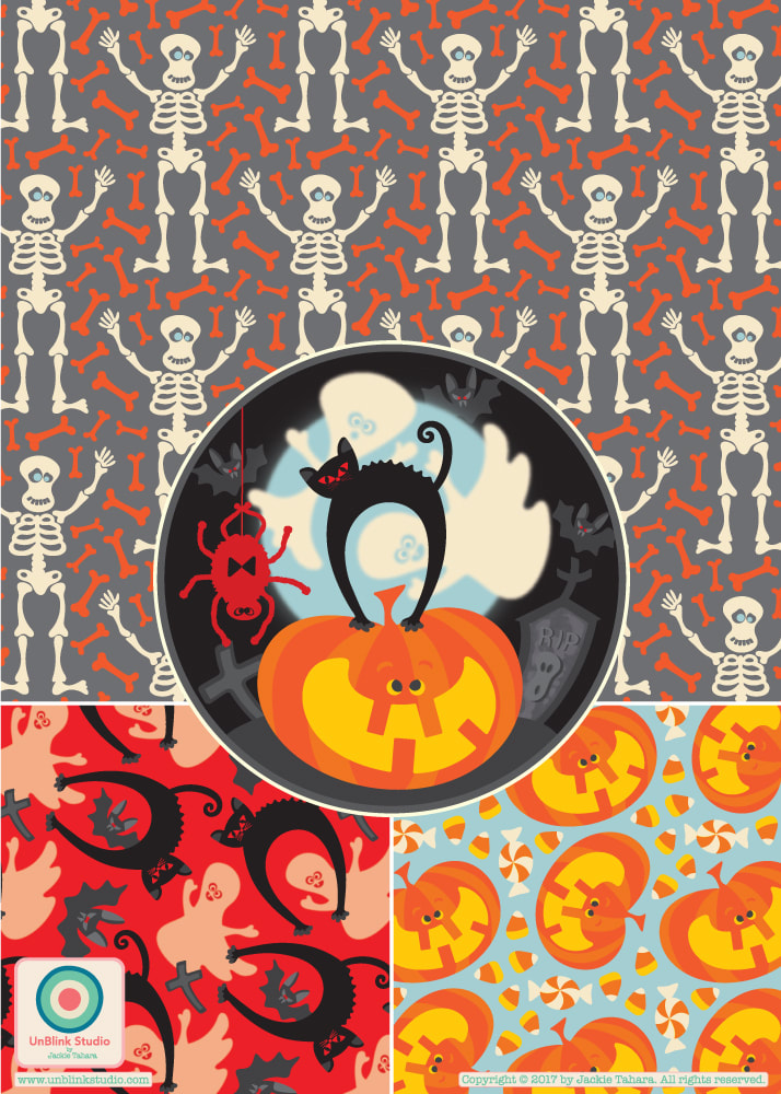Halloween Designs from UnBlink Studio by Jackie Tahara