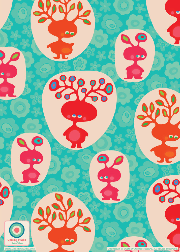 Childrens Character Print and Pattern Design from UnBlink Studio by Jackie Tahara