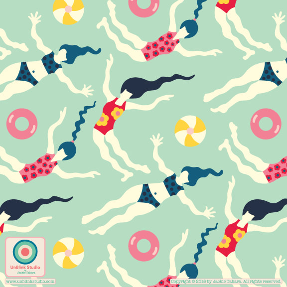 Print and Pattern Design from UnBlink Studio by Jackie Tahara